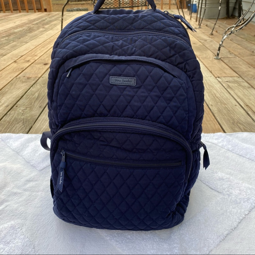 Navy Blue Vera Bradley Backpack